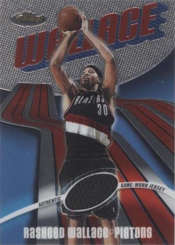 2003-04 Topps Finest - Rasheed Wallace #109