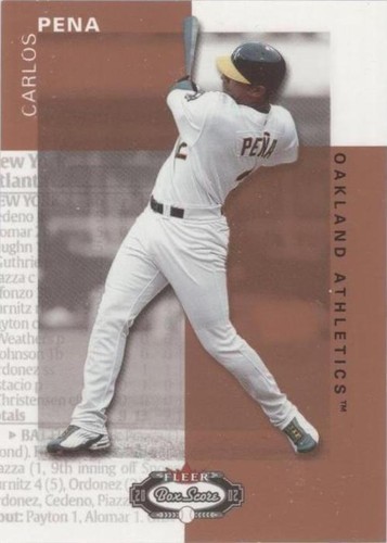 2002 Fleer Box Score - Carlos Pena #177