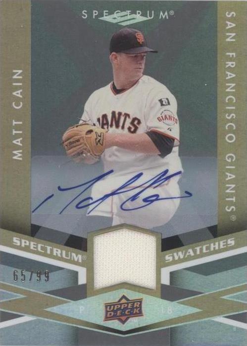 2009 Upper Deck Spectrum - Matt Cain #SS-MC