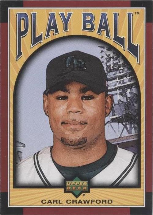 Pelota de juego Upper Deck 2004 - Carl Crawford #123
