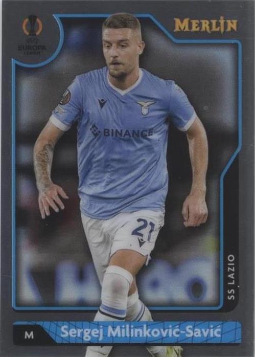2021-22 Topps Merlin Collection Chrome UCL Sergej Milinkovic-Savic #111