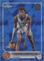 2022-23 Topps Chrome OTE Overtime Elite Sapphire Edition - Jayden Williams #84
