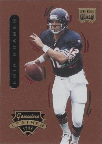1996 Playoff Contenders Leather Erik Kramer #62