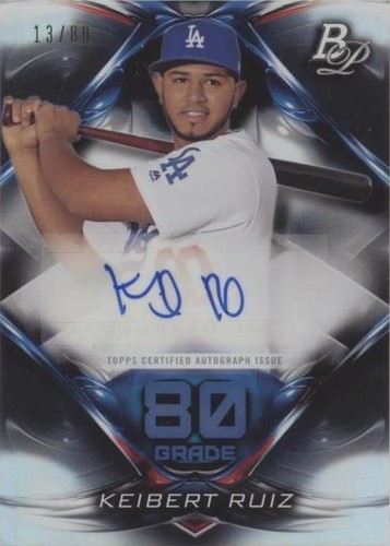 2018 Bowman Platinum - Keibert Ruiz #80GA-KR