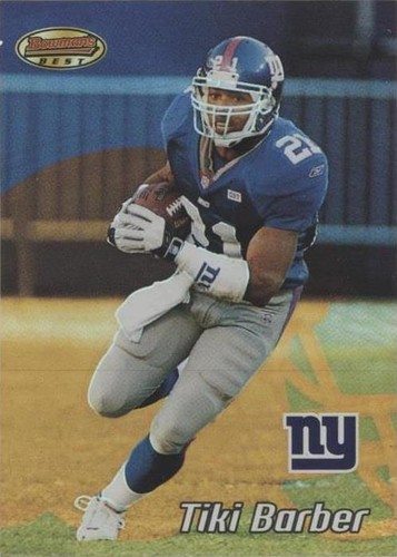 2002 Bowman's Best Tiki Barber #72