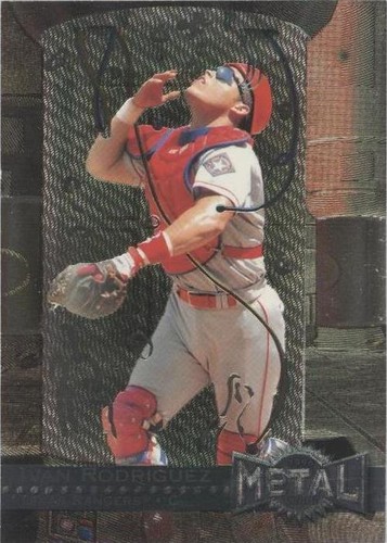 1996 Fleer Metal Universe - Ivan Rodriguez #116