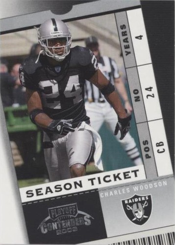 2003 Playoff Contenders Charles Woodson #50