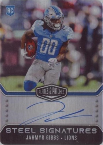 2023 Panini Plates & Patches Jahmyr Gibbs #RSSJAG