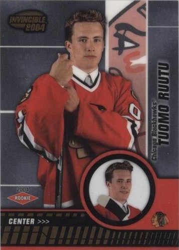 2003-04 Pacific Invincible - Tuomo Ruutu #106