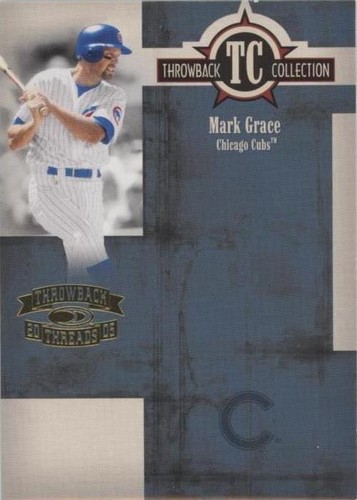 2005 Donruss Throwback Threads - Mark Grace #TC-17