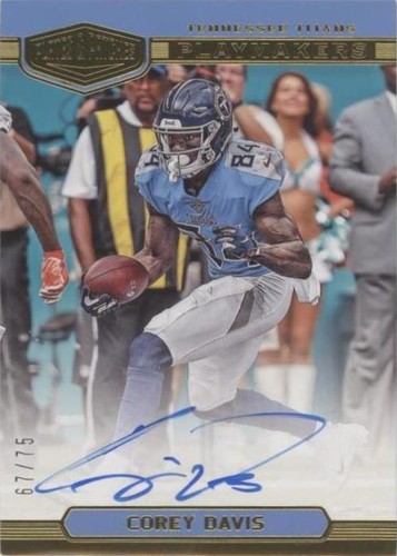 2018 Panini Plates & Patches Corey Davis #PM-CD