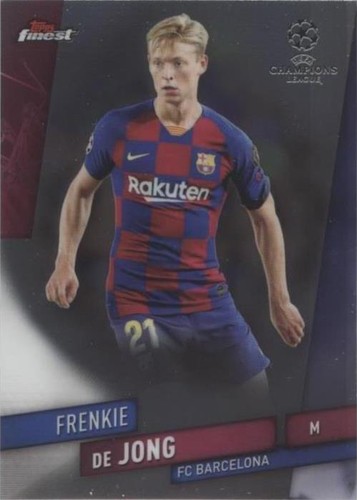 2019-20 Topps Finest UCL Frenkie de Jong #20