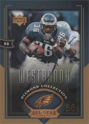 2004 Upper Deck Diamond Collection All-Star Lineup Brian Westbrook #70