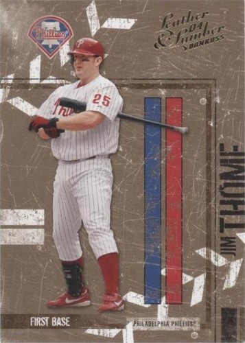 2004 Donruss Leather & Lumber - Jim Thome #113