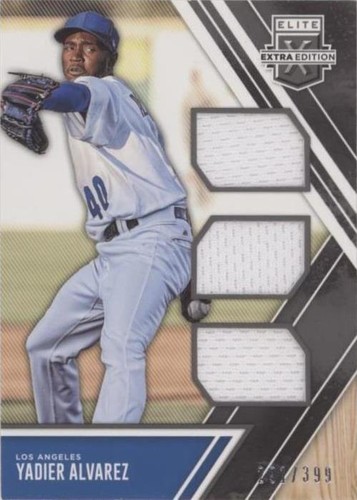 2017 Panini Elite Extra Edition - Yadier Alvarez #TM-YA
