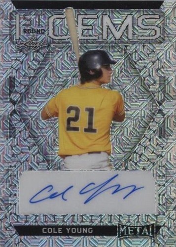 2022 Leaf Metal - Cole Young #RG-CY1