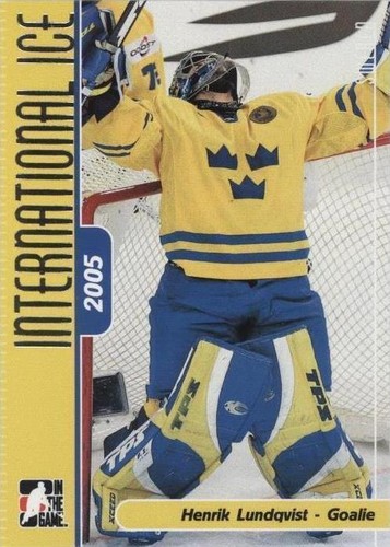 2006-07 In the Game-Used International Ice Signature Series - Henrik Lundqvist #18