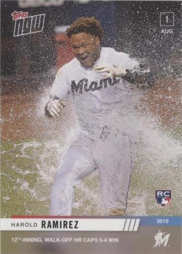 2019 Topps Now - Harold Ramirez #614