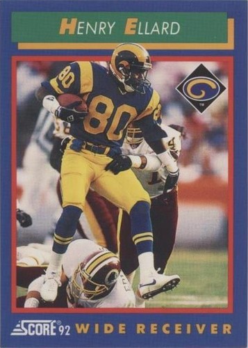 1992 Score Henry Ellard #38