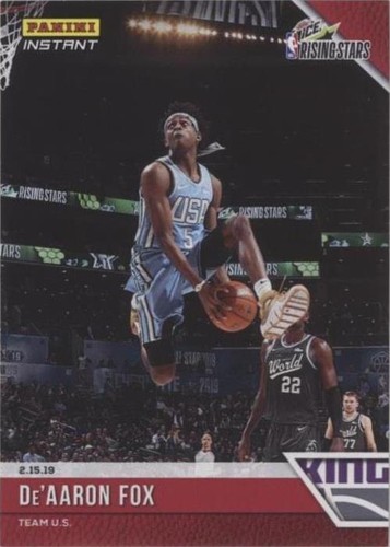 2018-19 Panini Instant - De'Aaron Fox #6