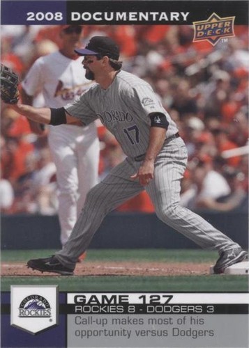 2008 Upper Deck Documentary - Todd Helton #3750