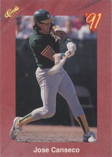 1991 Classic Update Red Travel Edition - Jose Canseco #T19