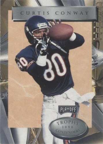 1996 Playoff Trophy Contenders Curtis Conway #107
