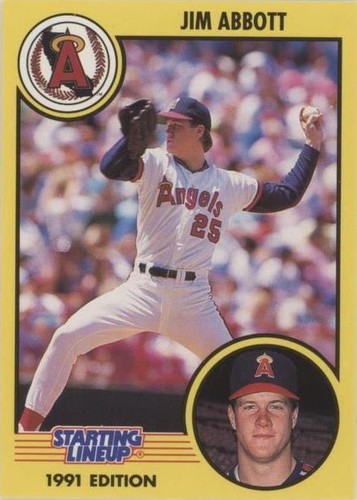 1991 Starting Lineup Cards - Jim Abbott #25