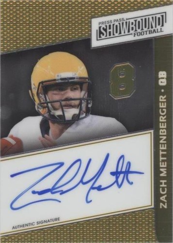 2014 Press Pass Showbound Zach Mettenberger #SB-ZM
