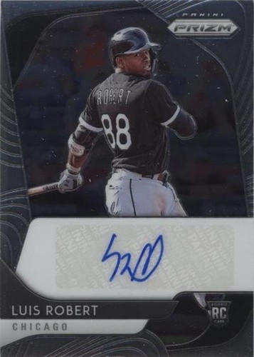 2020 Topps Chrome Luis Robert Rookie Auto #RA-LR Purple Refractor