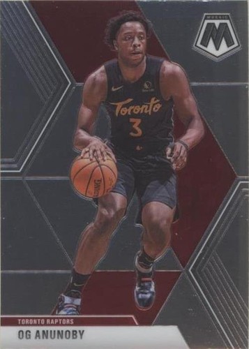 2019-20 Panini Mosaic Green Prizm OG Anunoby Toronto Raptors