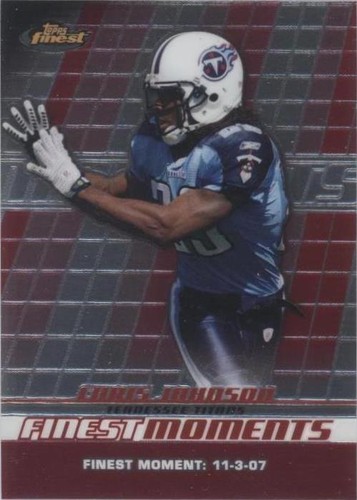2008 Topps Finest Chris Johnson #FM-CJ