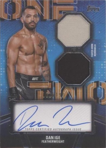 2024 Topps UFC Knockout - Dan Ige #OTC-DIG