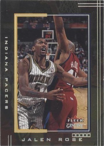 2001-02 Fleer Genuine - Jalen Rose #68