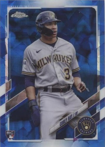 2021 Topps Chrome Update Series Sapphire Edition - Corey Ray #US93