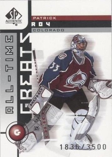 2001-02 SP Authentic - Patrick Roy #93