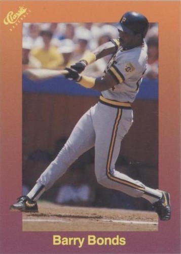 1989 Classic Barry Bonds #117 EX-NM Pittsburgh Pirates | eBay