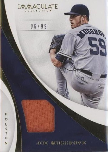 2017 Panini Immaculate Collection - Joe Musgrove #S-JM