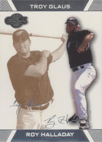 2007 Topps Co-Signers - Roy Halladay Troy Glaus #90