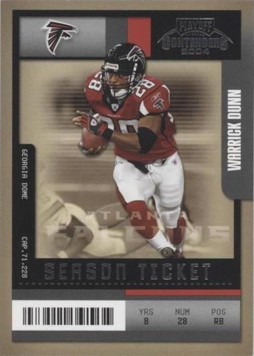 2004 Playoff Contenders Warrick Dunn #7