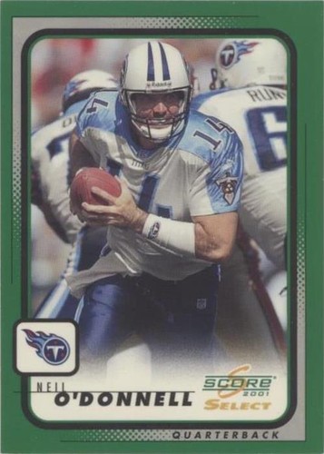 2001 Score Select Neil O'Donnell #208