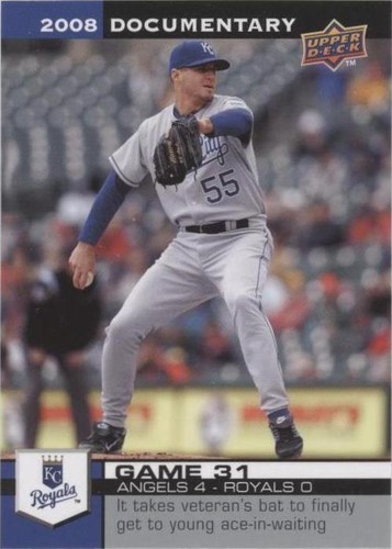 2008 Upper Deck Documentary - Gil Meche #1031