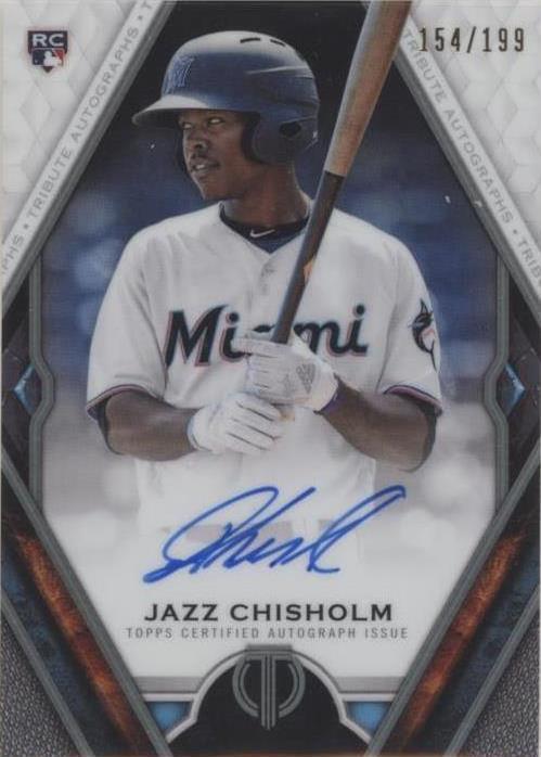 2021 Topps Tribute - Jazz Chisholm #TA-JCH