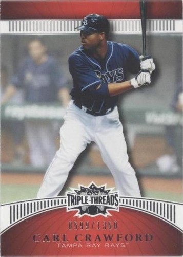 2010 Topps Triple Threads - Carl Crawford #18