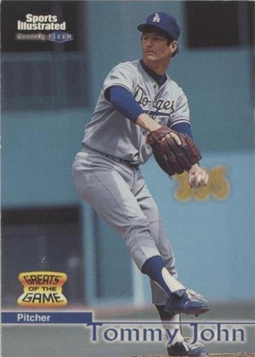 1999 Fleer Sports Illustrated Greats of the Game - Tommy John #87