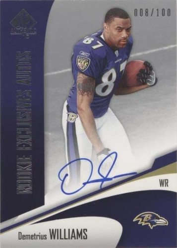 2006 SP Authentic Demetrius Williams #REA-WI