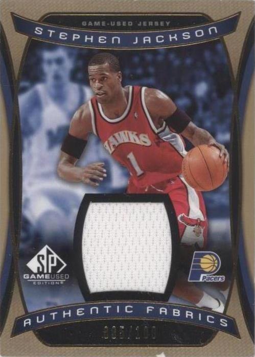 2004-05 SP Game Used - Stephen Jackson #AF-SJ