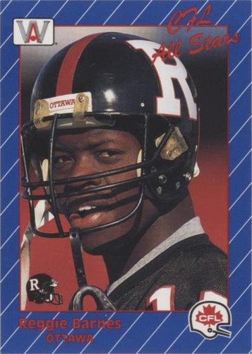 1991 All World CFL Reggie Barnes #55
