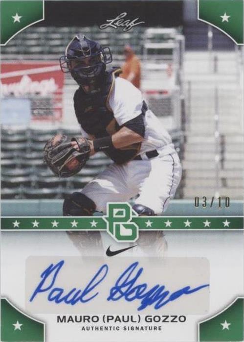 2015 Leaf Perfect Game National Showcase - Mauro Gozzo #PG-MG1