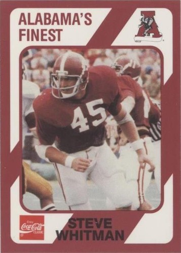 1989 Collegiate Collection Alabama Crimson Tide Steve Whitman #191